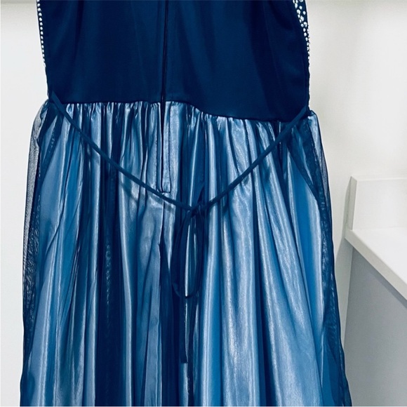 Speechless Girls Navy Rhinestone Dress NWOT - Picture 9 of 14